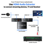 Starklok Optical/Coaxial 1200W Surround Stereo Receiver, Bluetooth Audio Power Amplifiers for Home Theater Stereo System