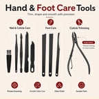 24-Piece Manicure Set with Stainless Steel Nail Clippers and Grooming Tools